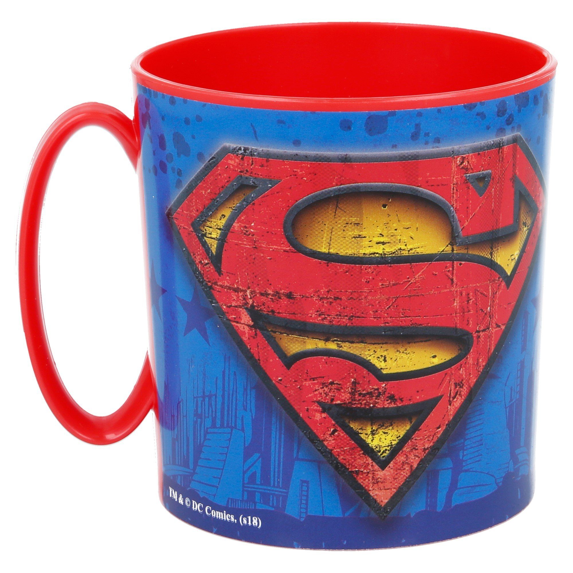 Frühstückset Kunststoff, (3-tlg), Kinder Kindergeschirr-Set Superman