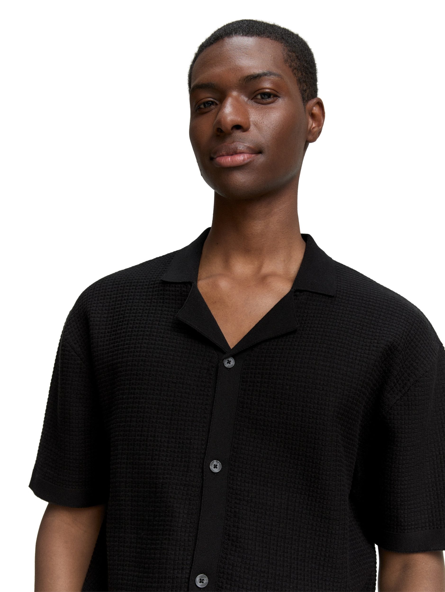 TOM TAILOR Denim Strickpullover Strick-Poloshirt