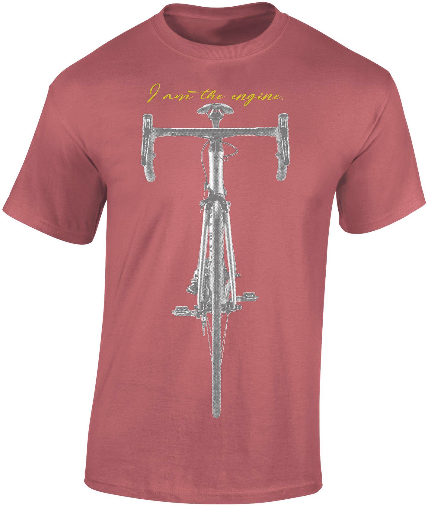 Baddery Print-Shirt Fahrrad T-Shirt: "I am günstig online kaufen