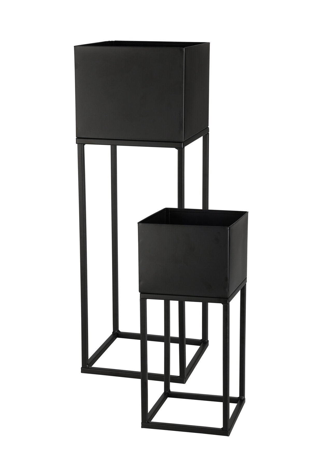 Spetebo Blumenständer Garten Metall Blumentopf 2er günstig online kaufen