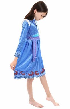 GalaxyCat Kostüm Kinder Kleid von Anna I Kostüm für Frozen 2 Fans I Größen: 120 - 140, Kinder Kostüm von Anna