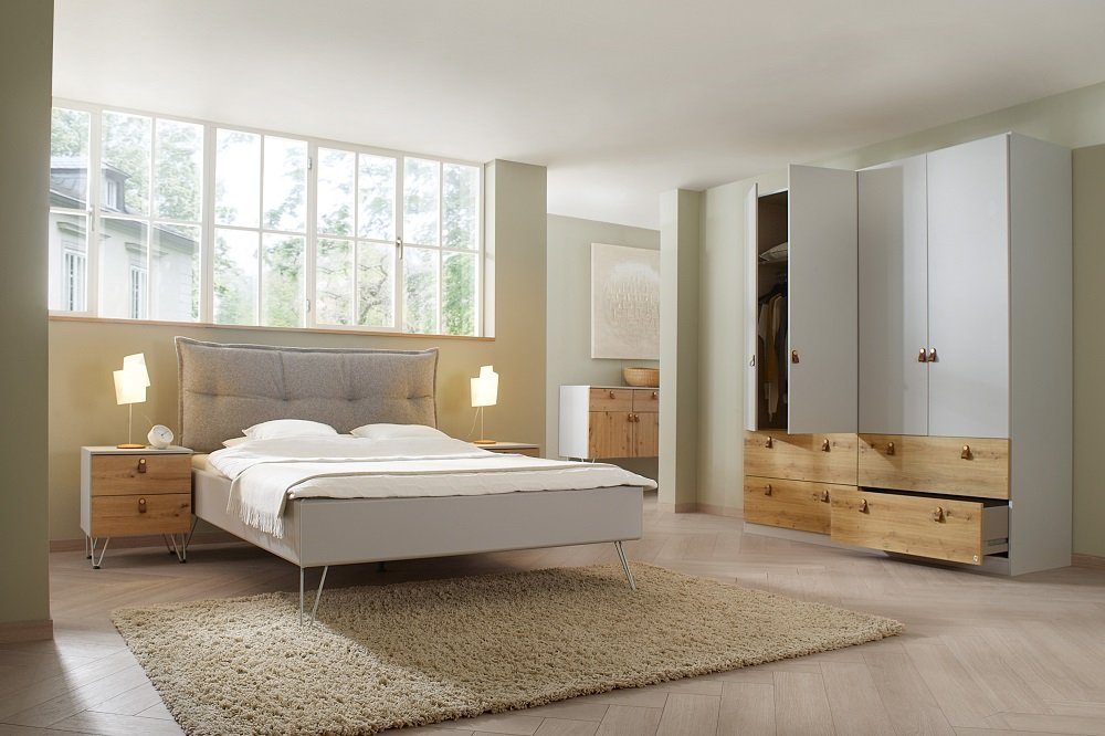Rauch Möbel Kleiderschrank Kleiderschrank Drehtürenschrank Homey, mit Schubkästen, seidengrau