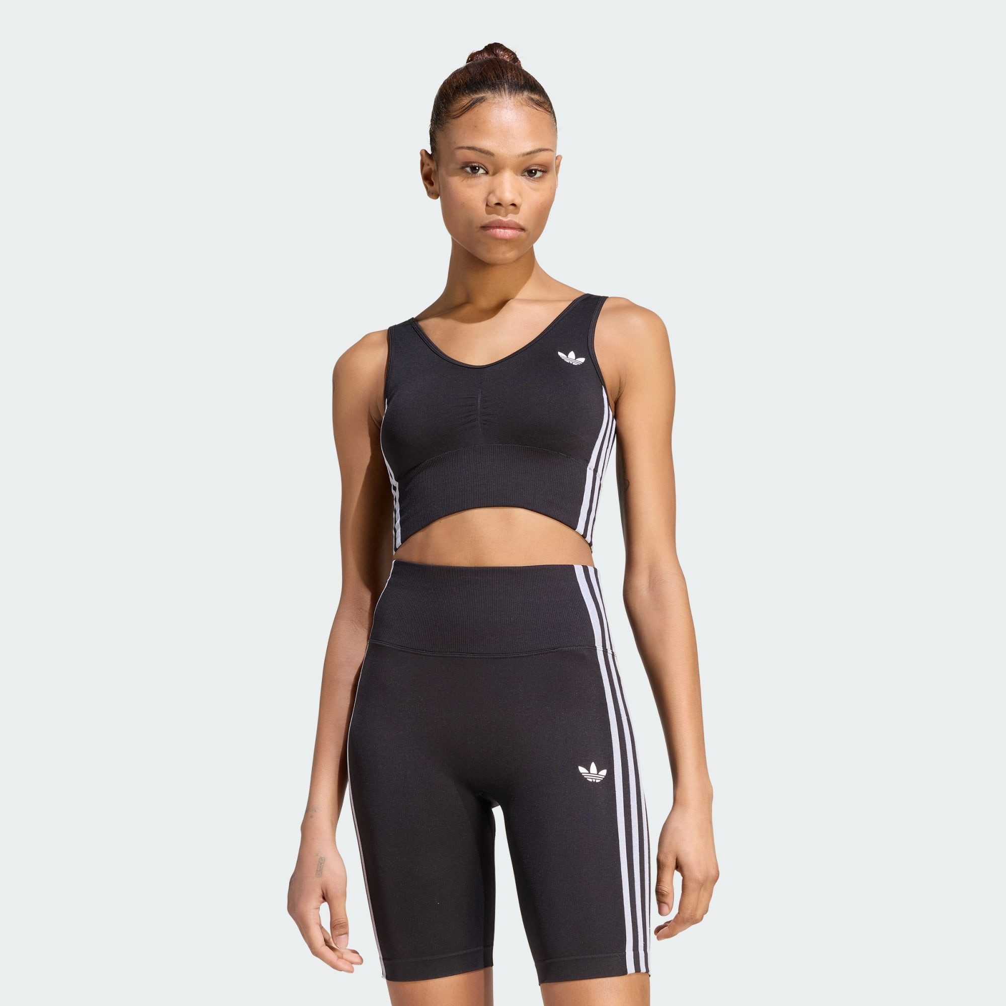 Sport-BH ESSENTIALS 3 STRIPES SEAMLESS BRALETTE