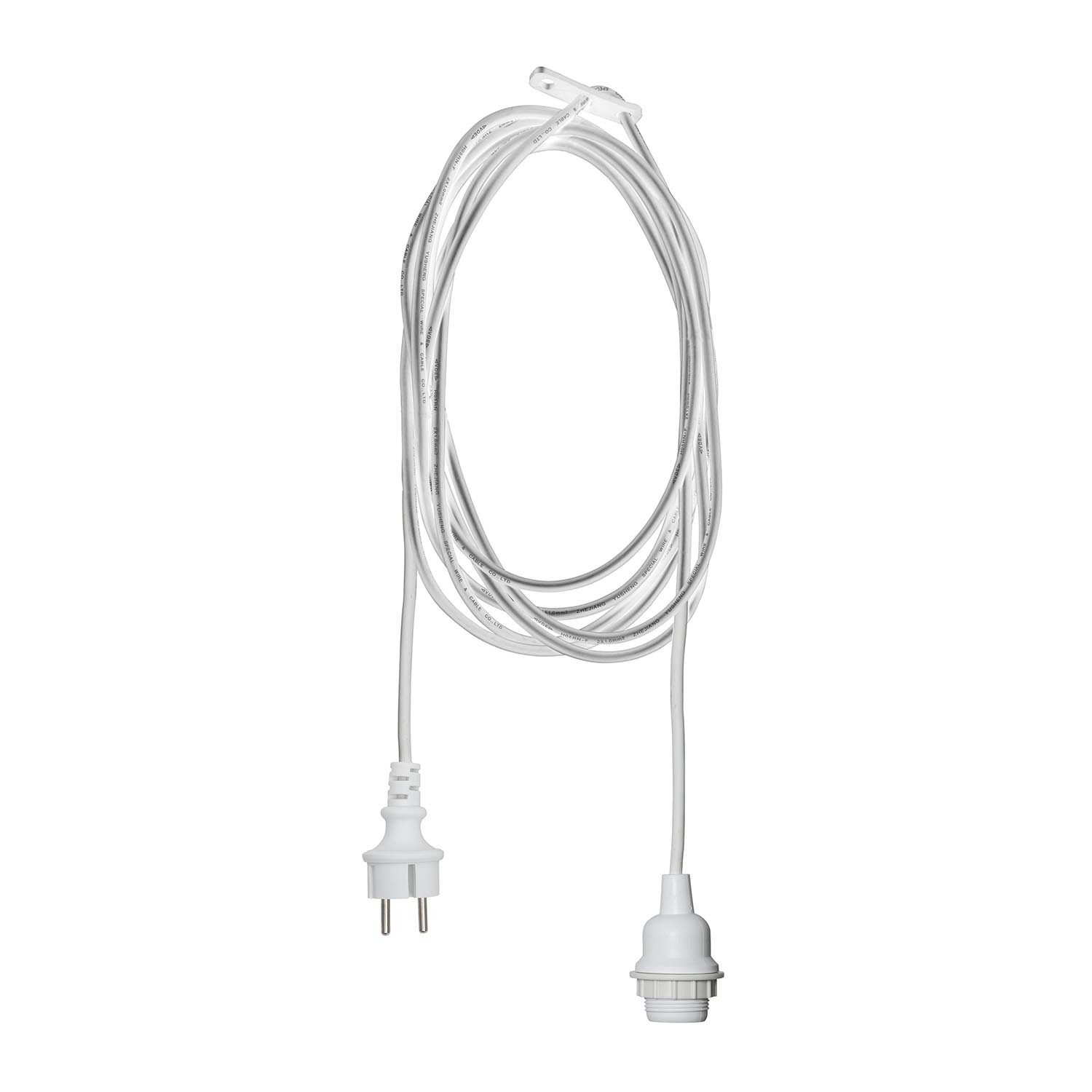 STAR TRADING LED Dekolicht Ute 5m, Lampenfassung,Ute mit E27-Fassung, weiß, 5m, outdoor