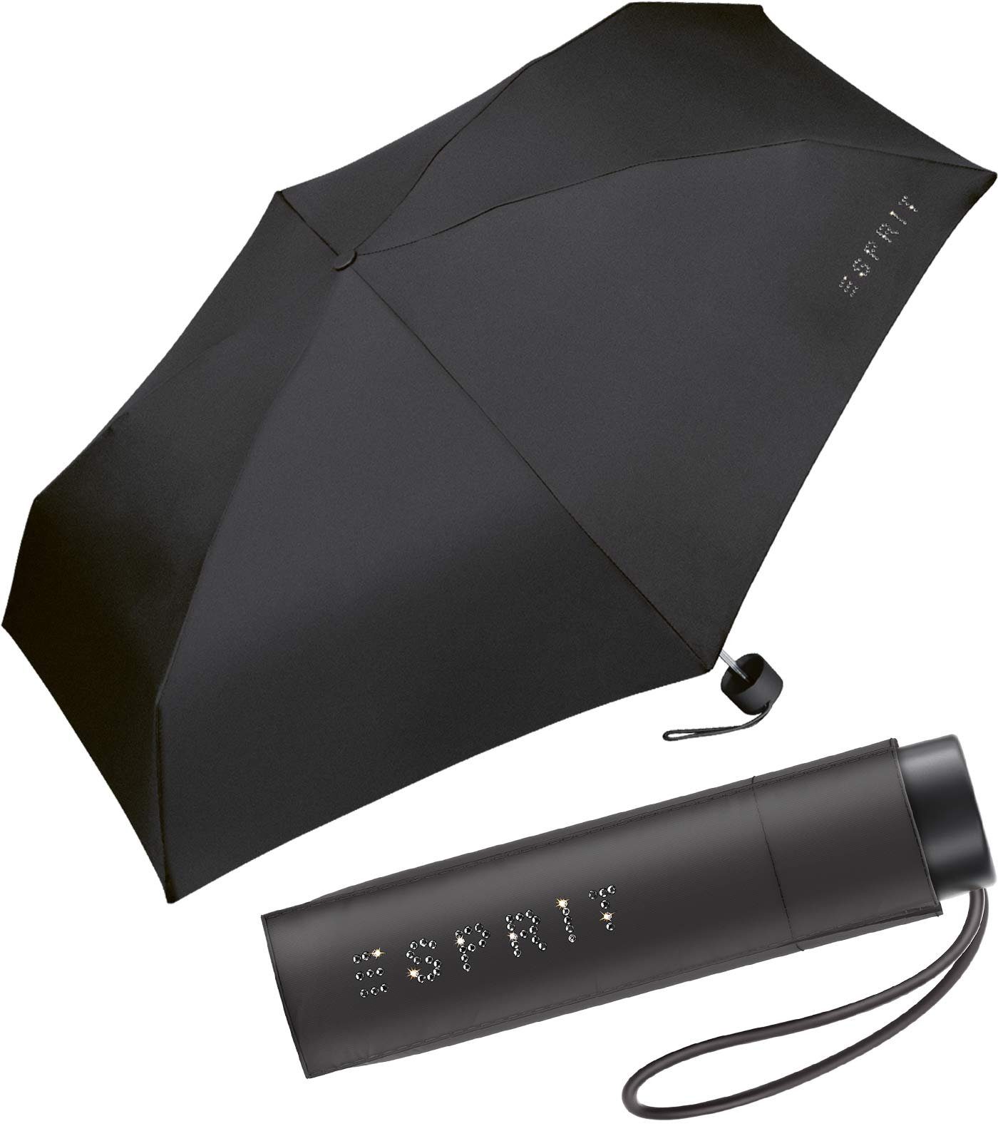 Esprit Langregenschirm Super Mini Schirm Petito sehr klein und leicht, winzig