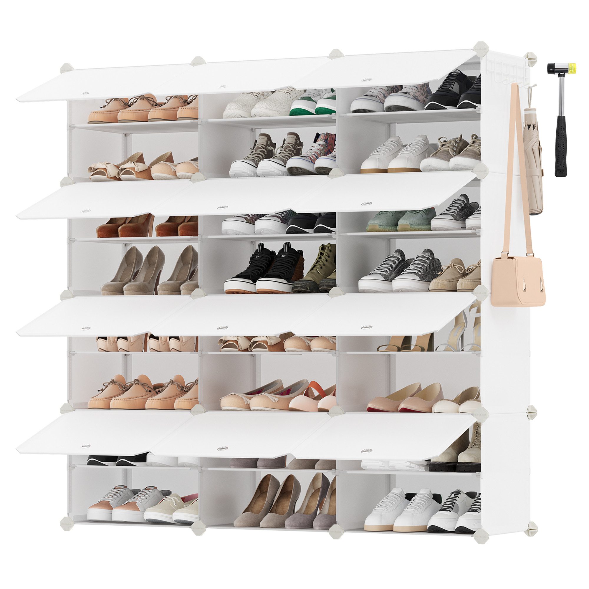 SONGMICS Schuhregal Schuhschrank, 4/6/10/12 Fächern mit günstig online kaufen
