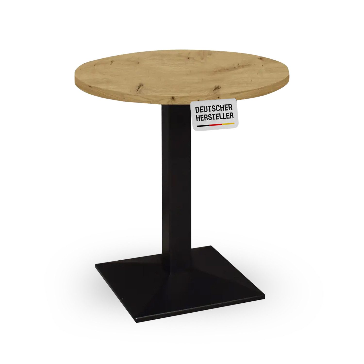 Storado Bistrotisch Big Bistro Rund/Quadrat Ø70cm, Stehtisch, Farbe wählbar
