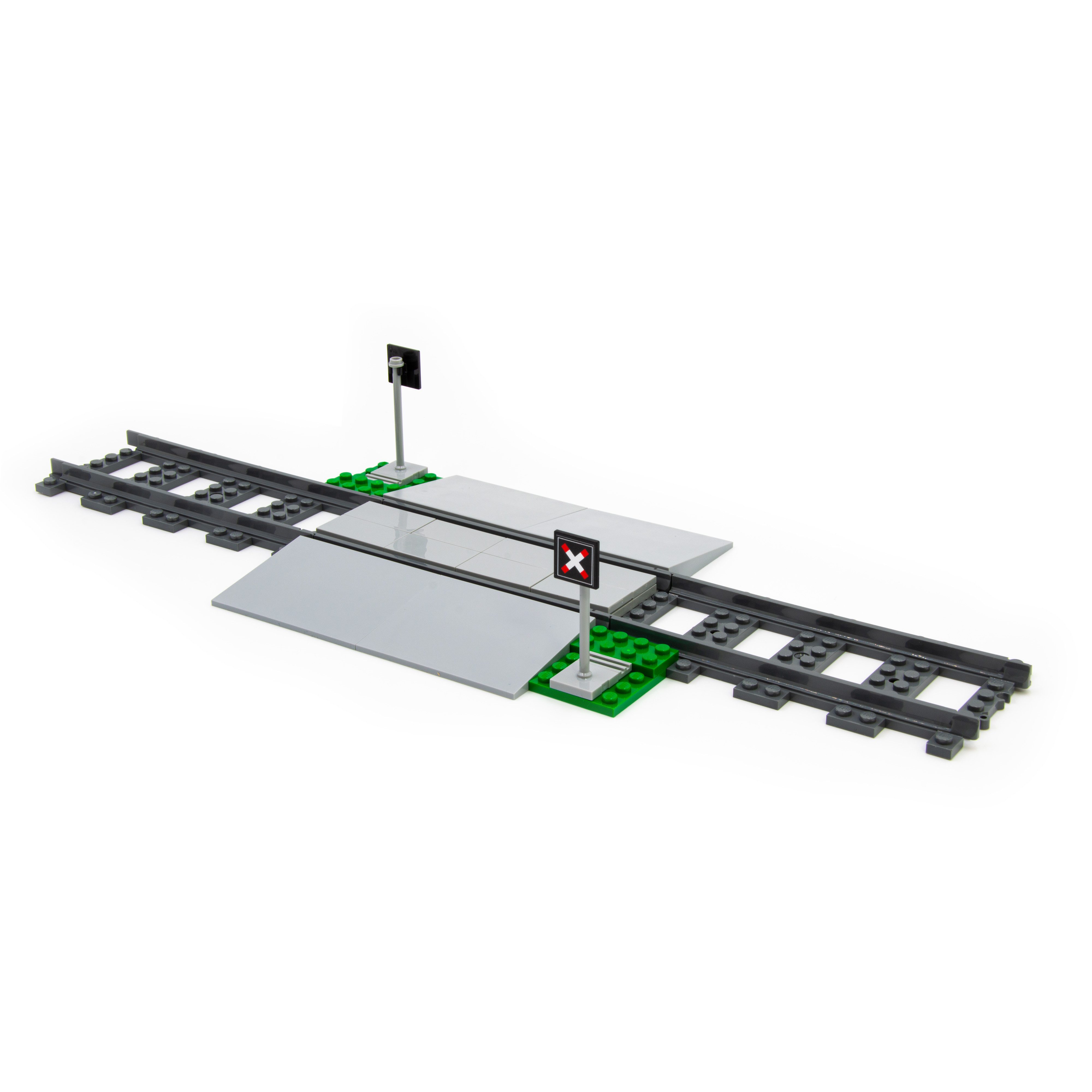 LEGO® LEGO Bahnübergang mit Schienen Spielbausteine