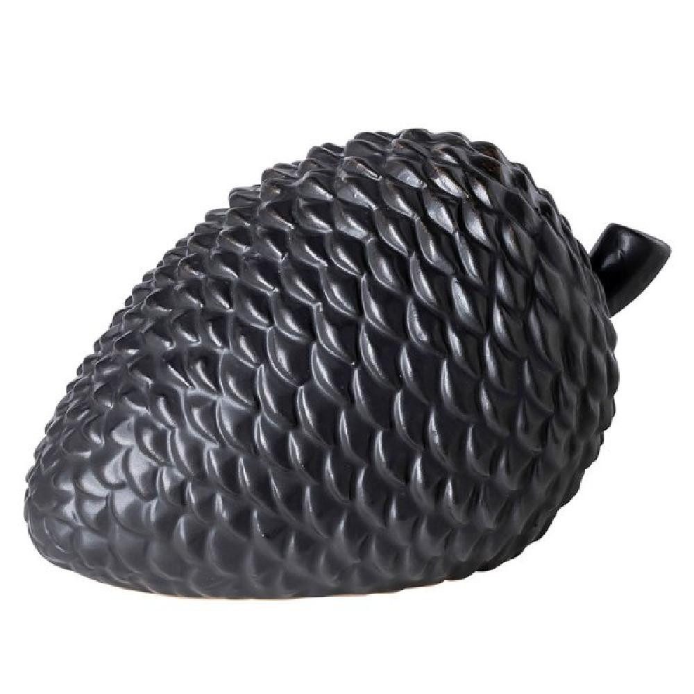Fink Weihnachtsbaumkugel Dekofigur Zapfen Pinecone Schwarz (13cm) günstig online kaufen