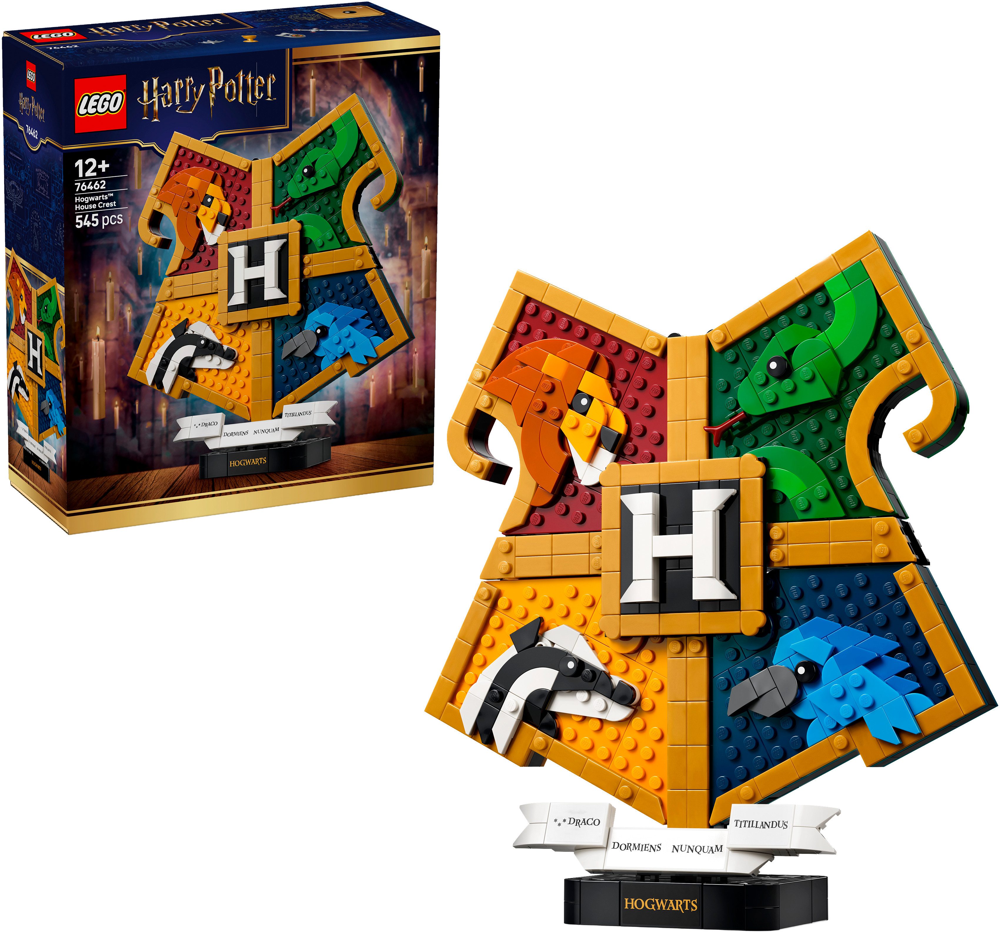 LEGO® Hogwarts Hauswappen (76462), LEGO Harry Potter™ Konstruktionsspielsteine, (545 St), Made in Europe