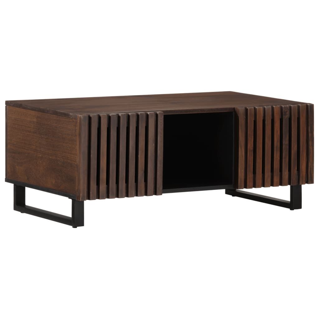 Couchtisch Couchtisch Braun 100x55x40 cm Massivholz