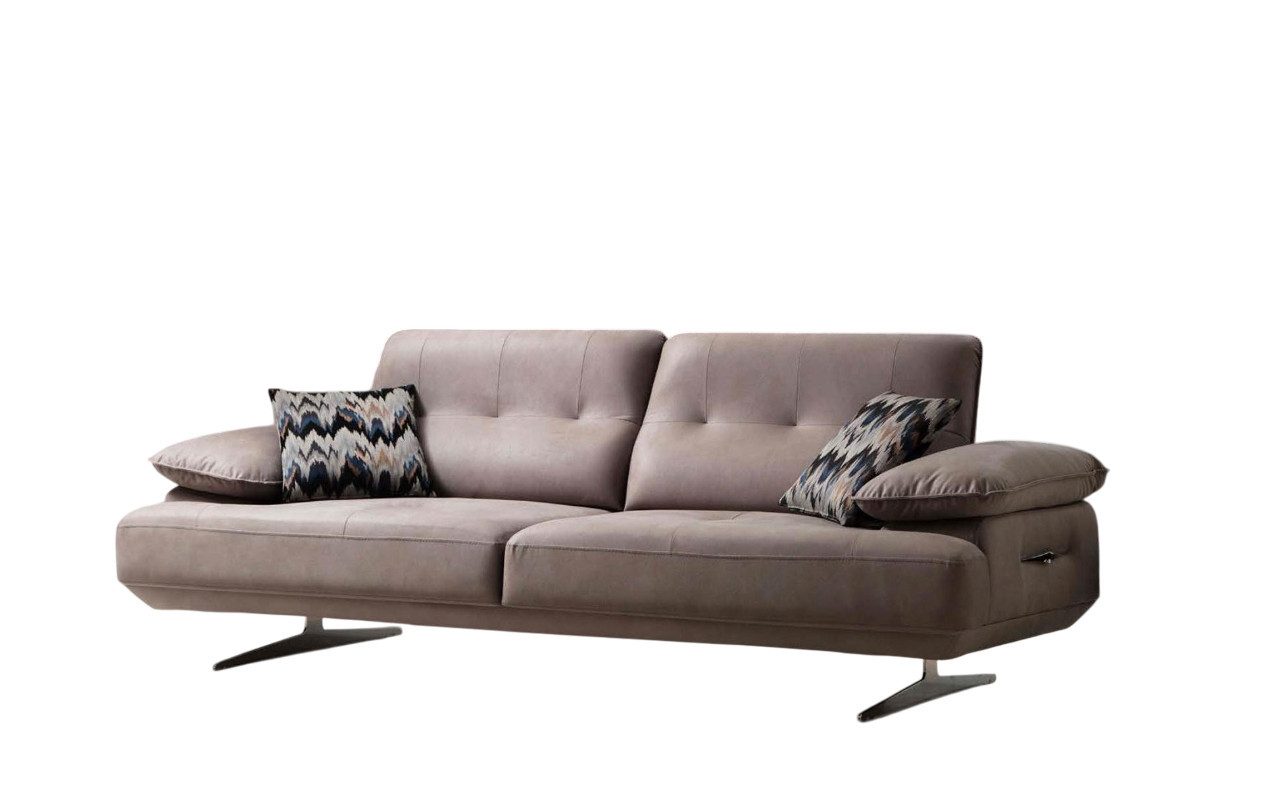 Xlmoebel 3-Sitzer Luxuriöses Sofa im italienischen Stil mit edlem Textilbezug, 1 Teile, Hergestellt in Europa