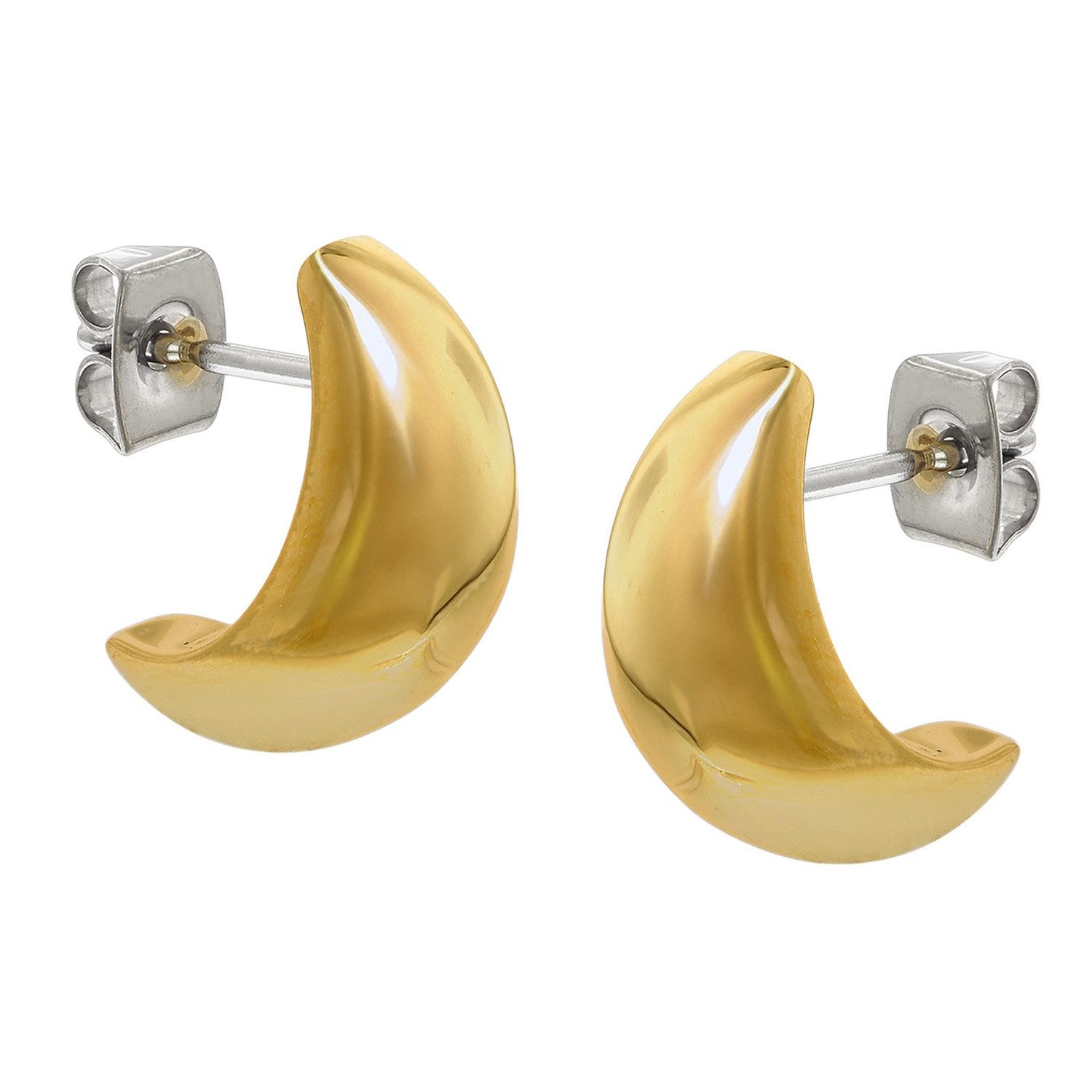 Boccia Paar Creolen Damen-Titan Goldfarben günstig online kaufen