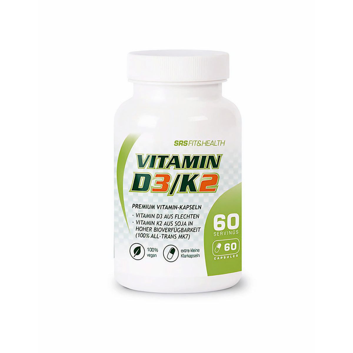 SRS International SRS Vitamin D3/K2 Kapsel, 1 er