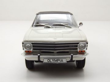 Whitebox Modellauto Opel Olympia A 1967 weiß matt schwarz Modellauto 1:24 Whitebox, Maßstab 1:24