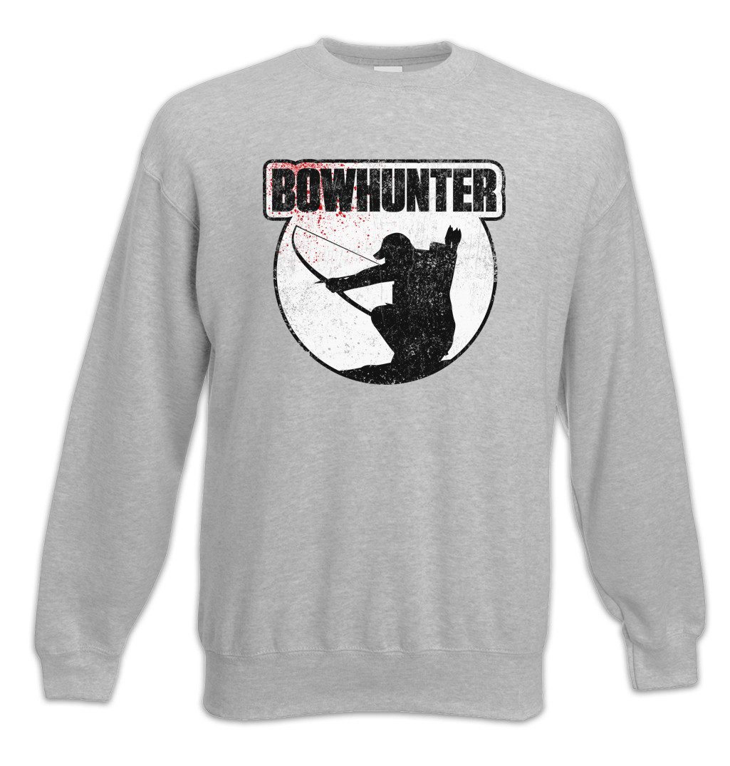 Sweatshirt Bowhunter Sweatshirt Bogen Pfeil Hirsch Reh Jagd Jäger Bär Geweih Deer
