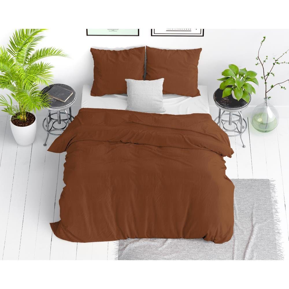 Sitheim-Europe Bettwäsche STONE WASHED Baumwolle Bettbezug günstig online kaufen