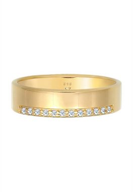 Elli DIAMONDS Verlobungsring Verlobung Diamant (0.12 ct) Luxuriös 585 Gelbgold
