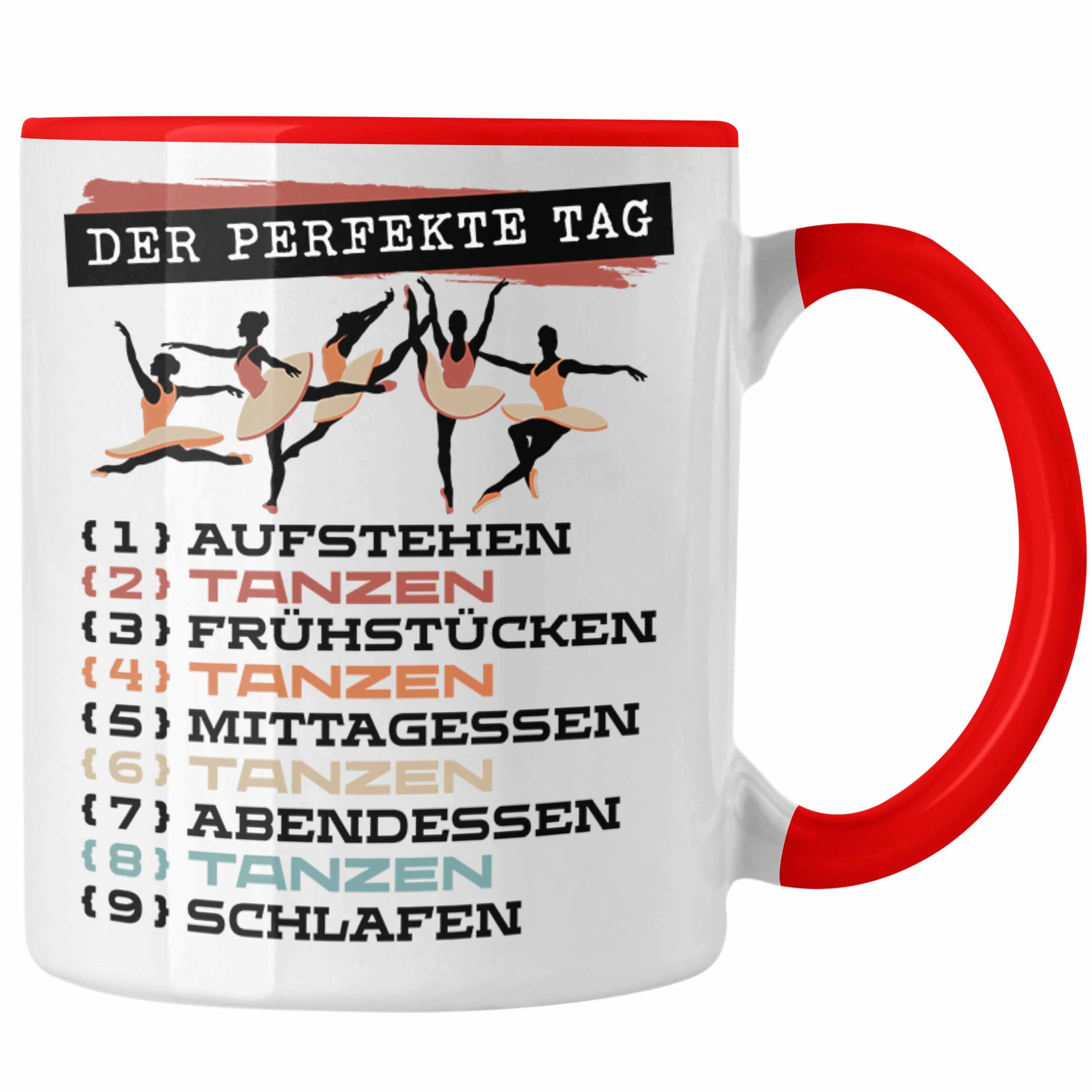 Tanzlehreri Der Tasse Becher Tasse - Tag Geschenk Tanzen Trendation Rot Trendation Perfekte