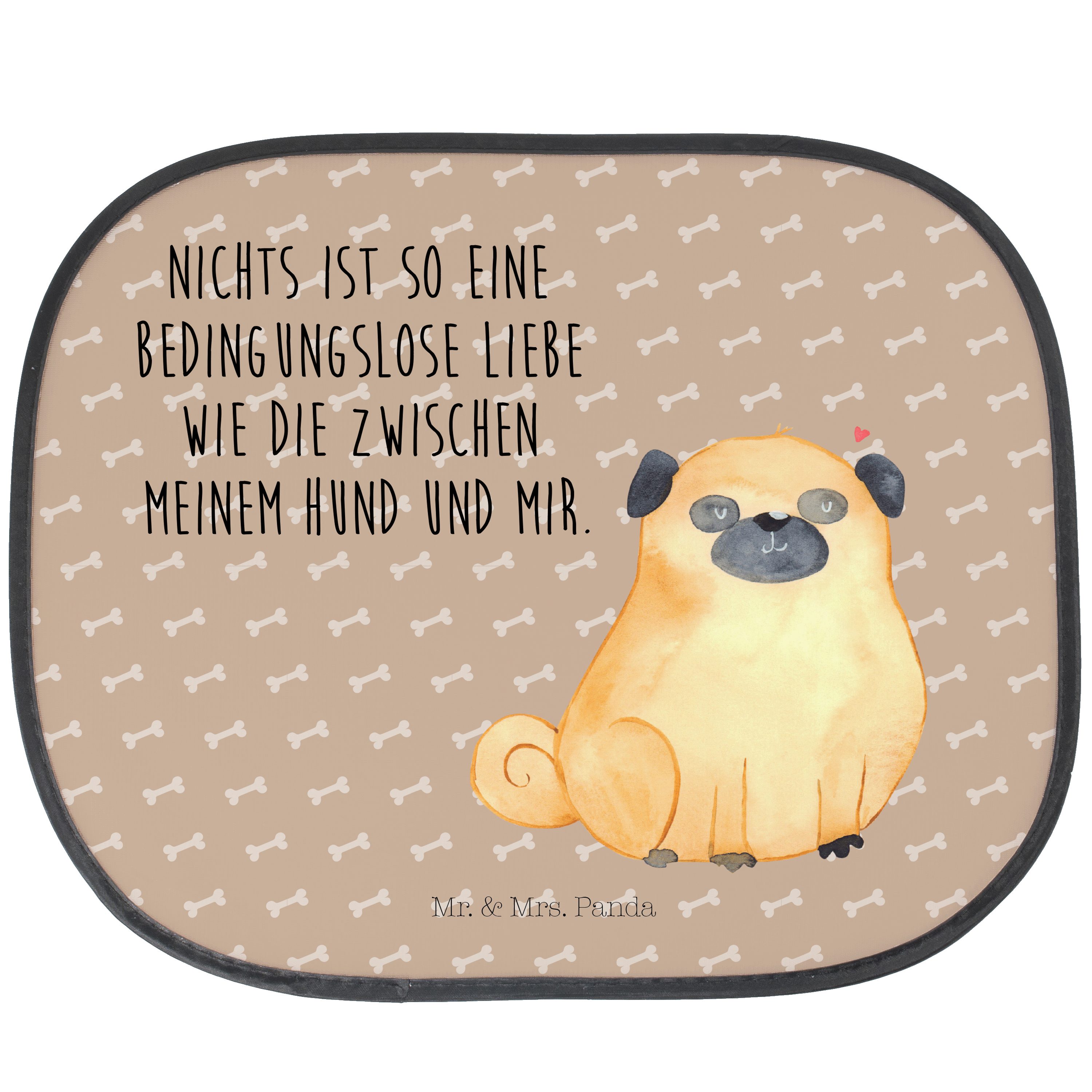 Sonnenschutz »Mops Hundeglück Geschenk, Vierbeiner, Liebe