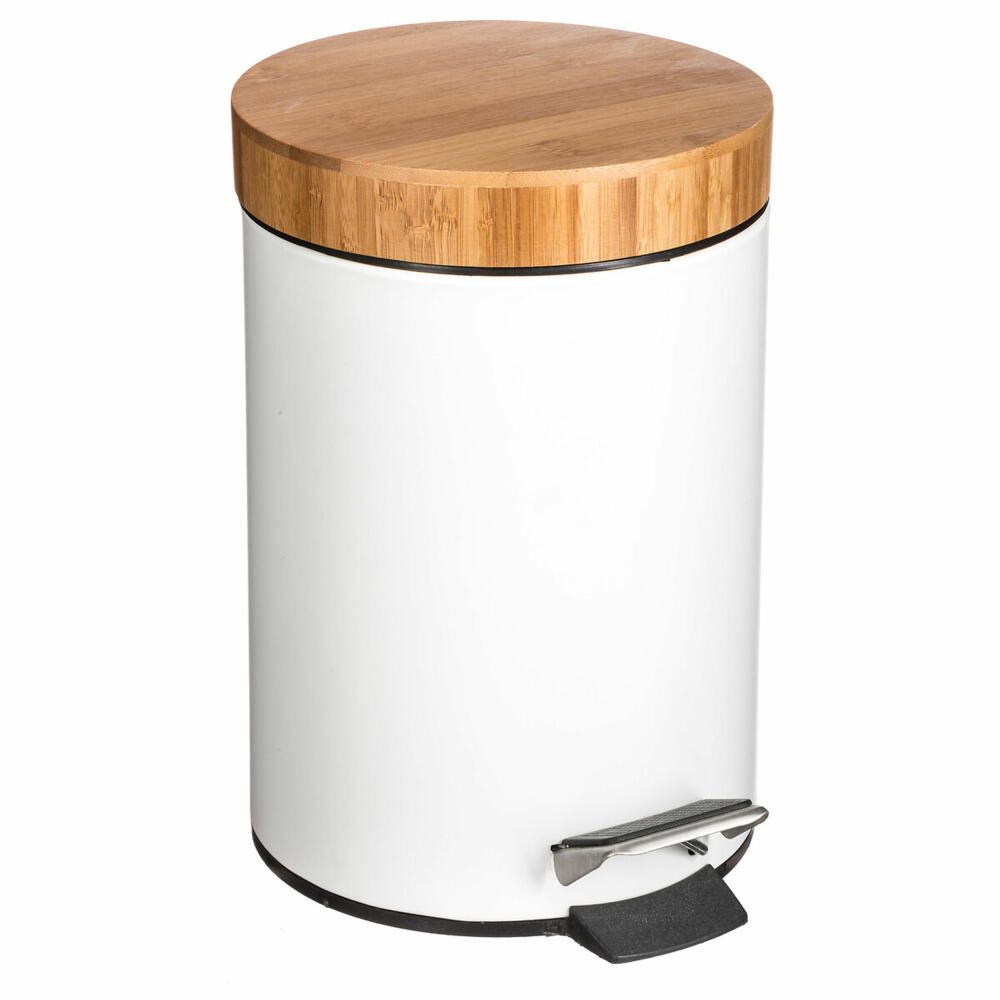 5five Simply Smart Mülleimer Natureo White, 3 Liter