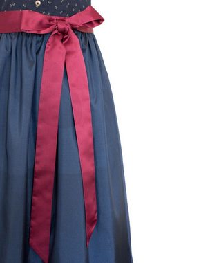 Trachtenmode Hiebaum Dirndl Langes Damen Kleid 'Meredith' Traditionell, Blau