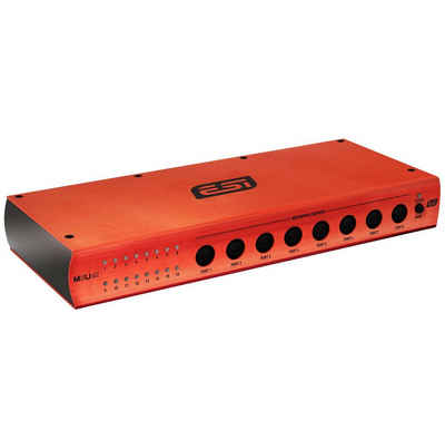 ESI -Audiotechnik ESI M8U eX USB 3.0 MIDI-Interface mit 16 Ports Digitales Aufnahmegerät