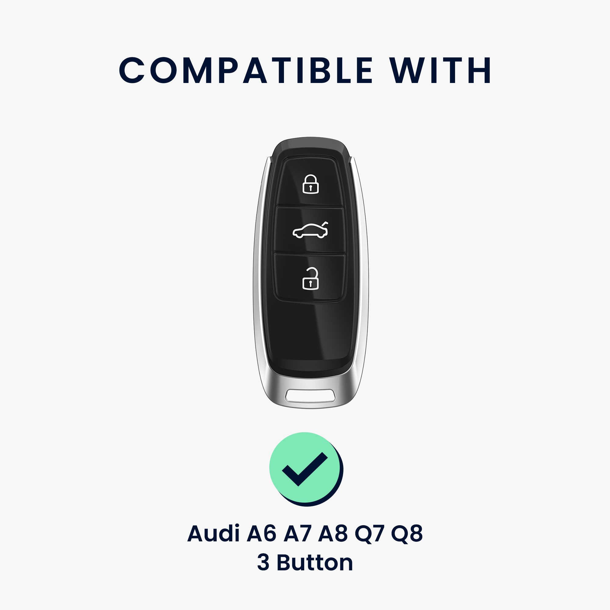 kwmobile Schlüsseltasche Hülle für Audi A6 günstig online kaufen