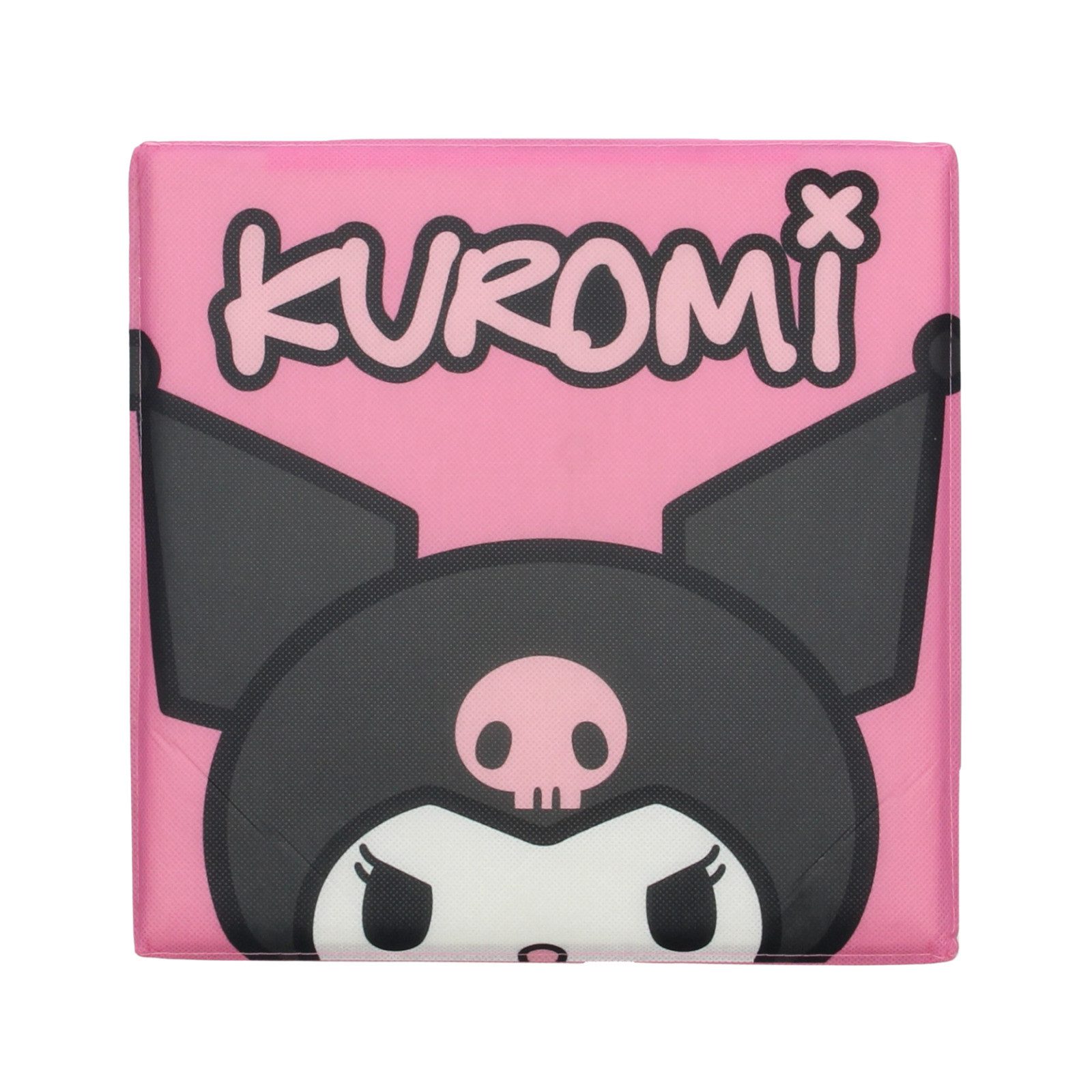 Hello Kitty Allzweckkiste Hello Kitty Kuromi Kinder Spielzeug Korb Spielzeugkorb Deckel 30x30x30