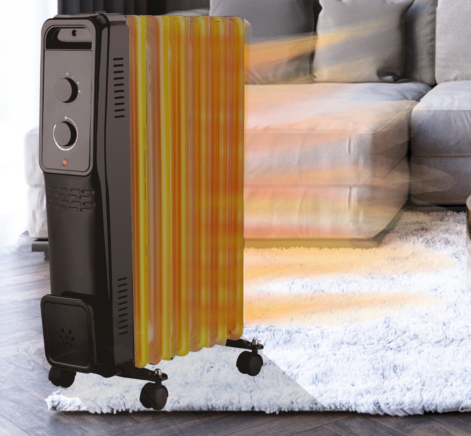 Trendmax Heizgerät Elektroheizung 2000 W mit 3 Heizstufen und einstellbarem günstig online kaufen