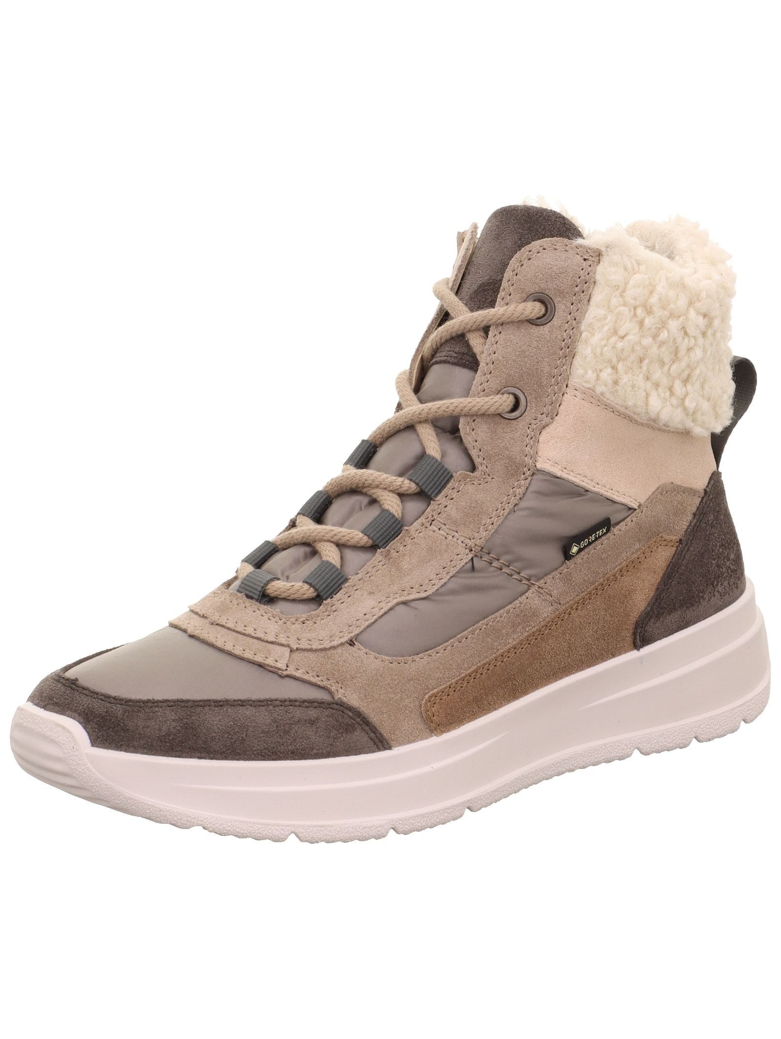 Legero Stiefelette Leder/Textil . Schnürstiefelette
