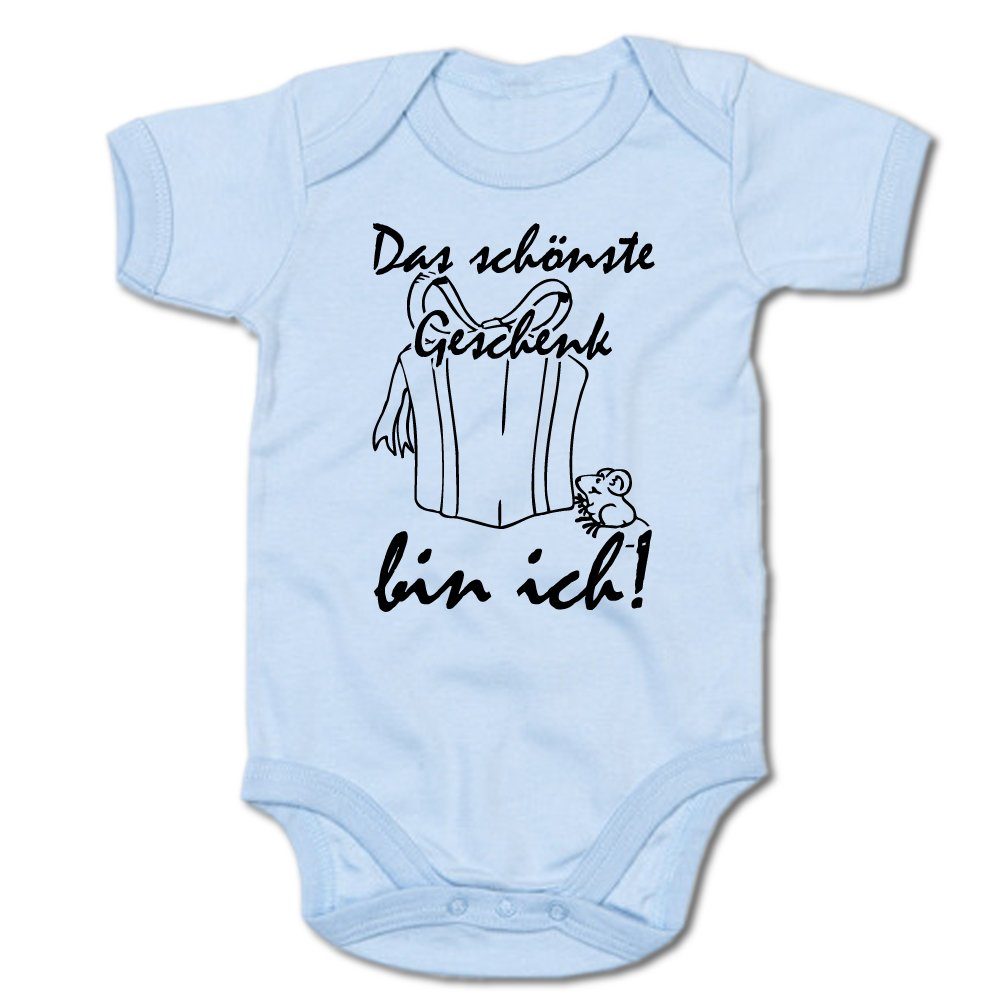 Ggraphics Kurzarmbody Baby Body Das schönste Geschenk bin ich! mit