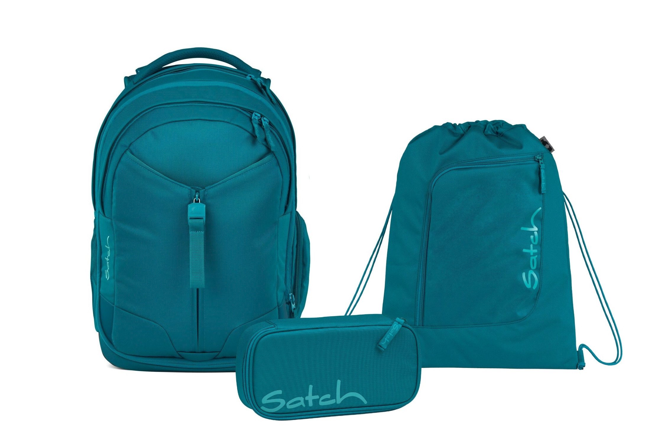 Schulranzen Schulrucksack-Set MATCH Deep Petrol 3-teilig, Kollektion 25/26