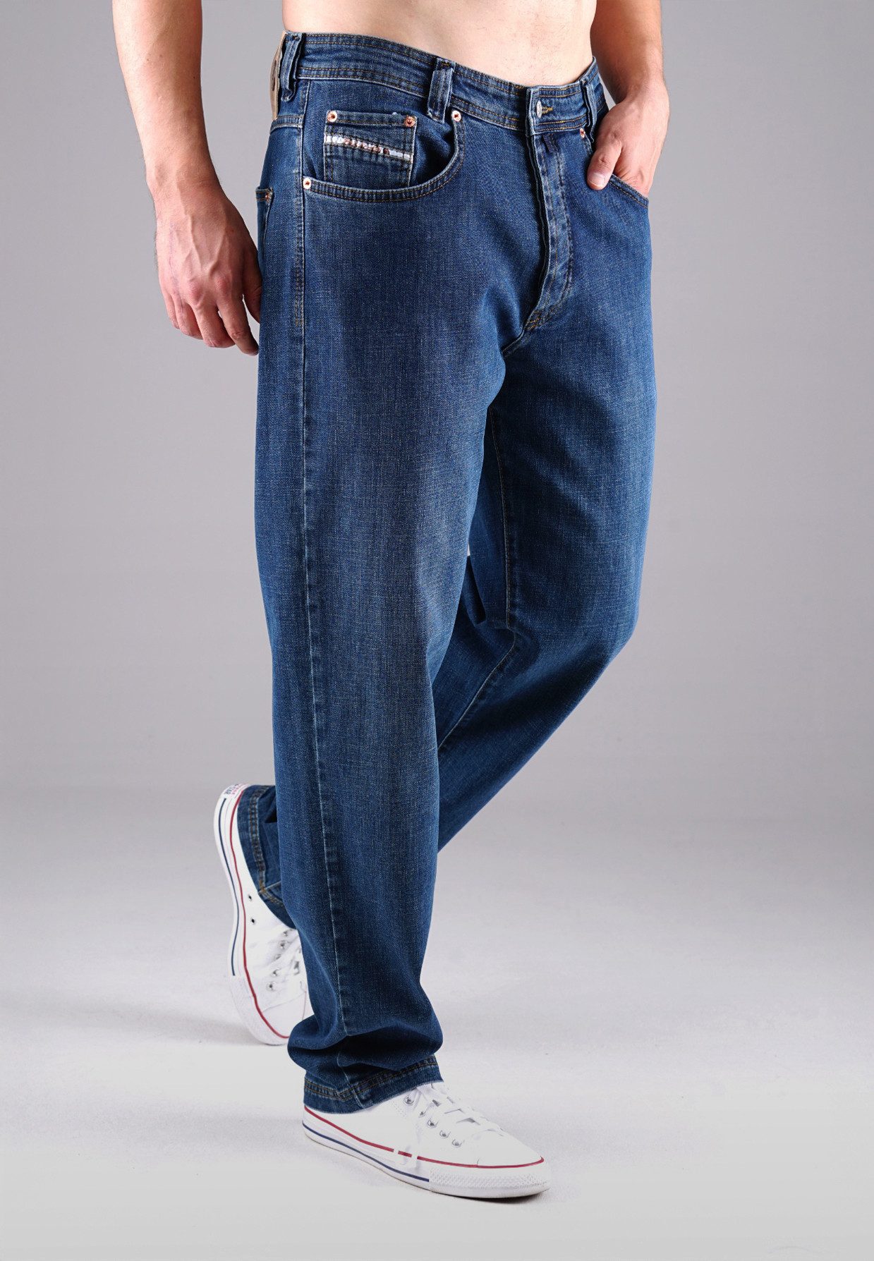 PICALDI Jeans 5-Pocket-Jeans Relax Fit Jeans Zicco 472 Torzen – Urban Indigo (1-tlg) Karottenschnitt