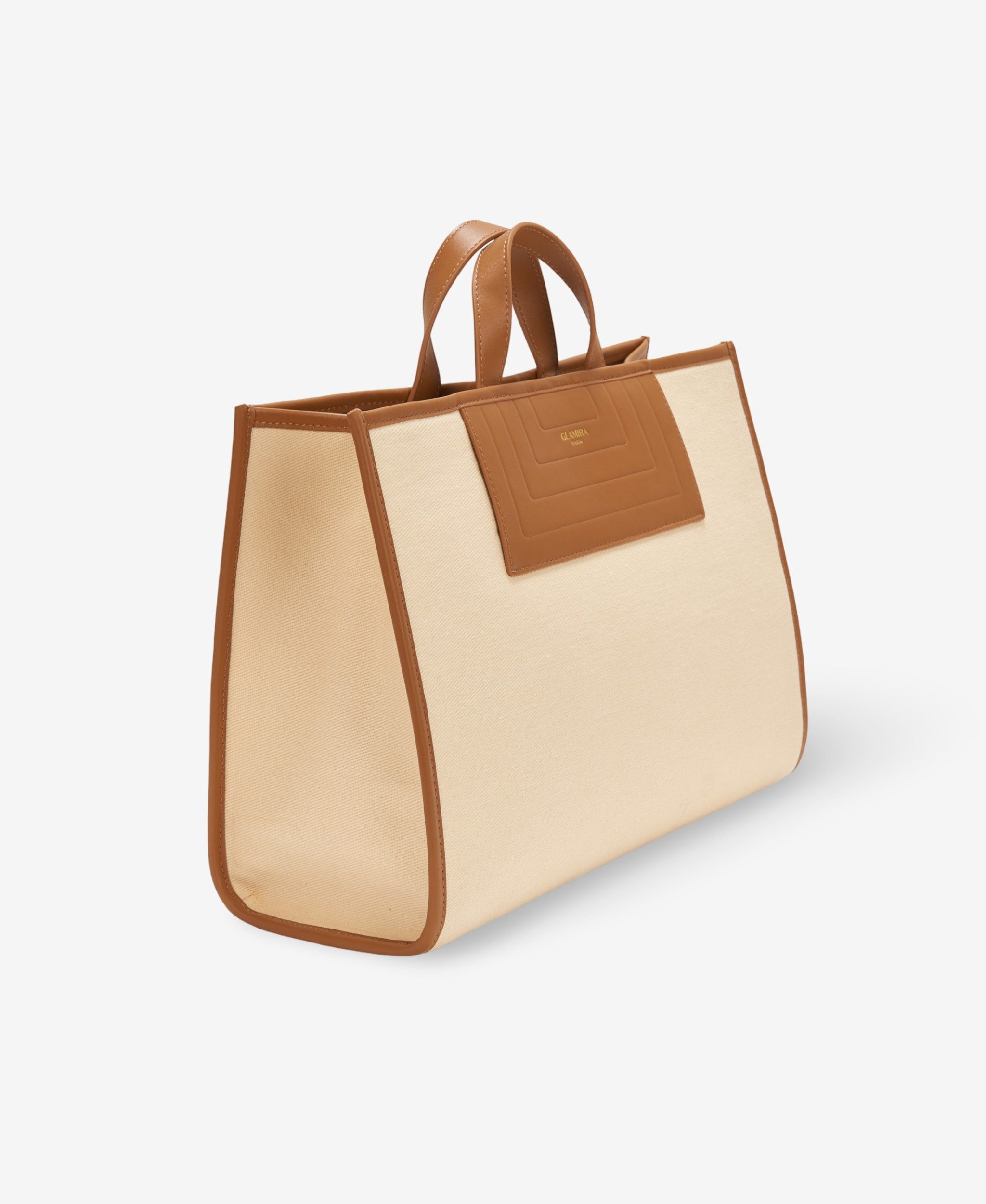 GLAMIRA Handtasche Rustic Allure Tan Henkeltasche (1-tlg), echt Leder