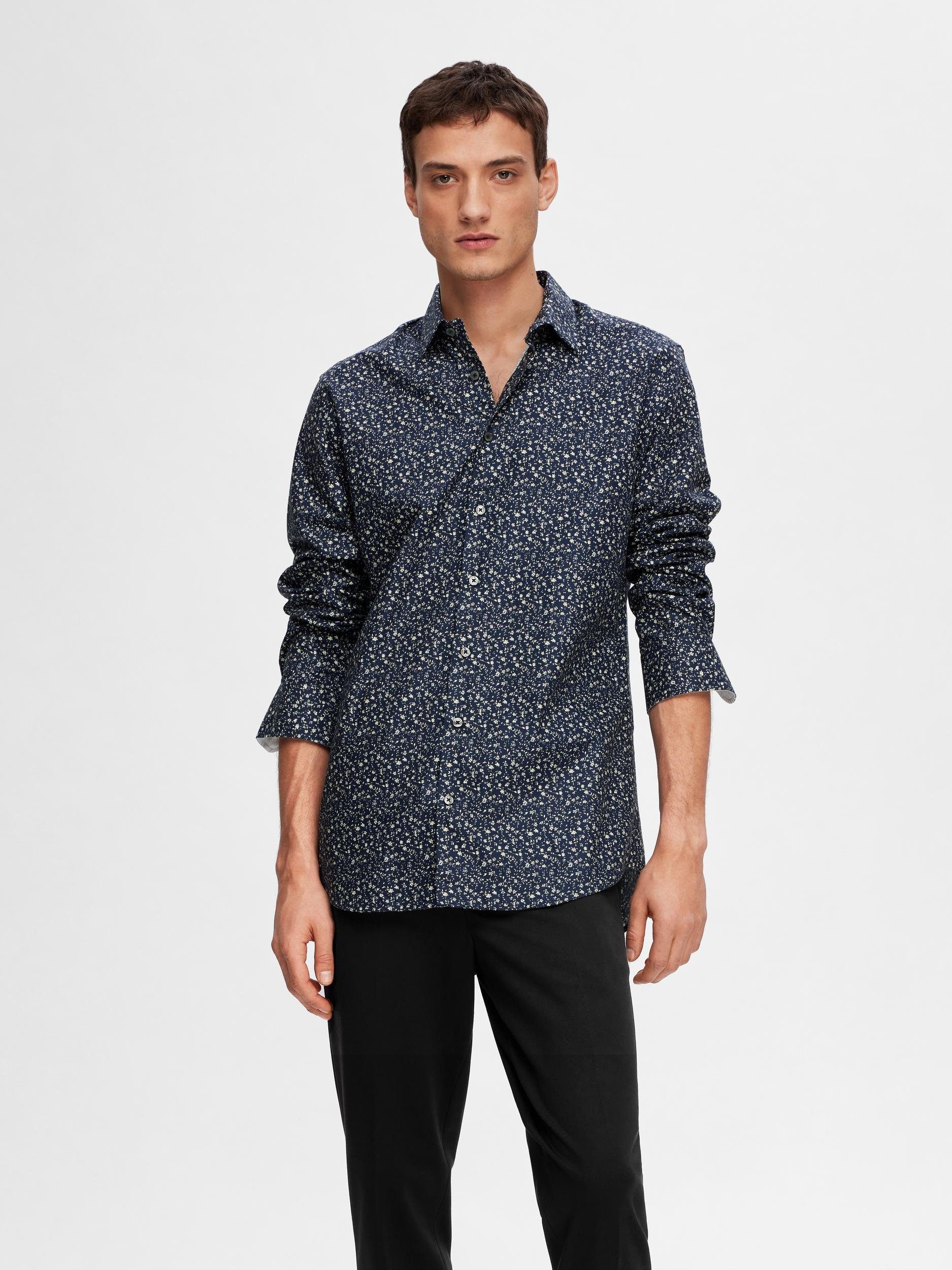 SELECTED HOMME Langarmhemd SLHSLIMSOHO-DETAIL SHIRT LS günstig online kaufen