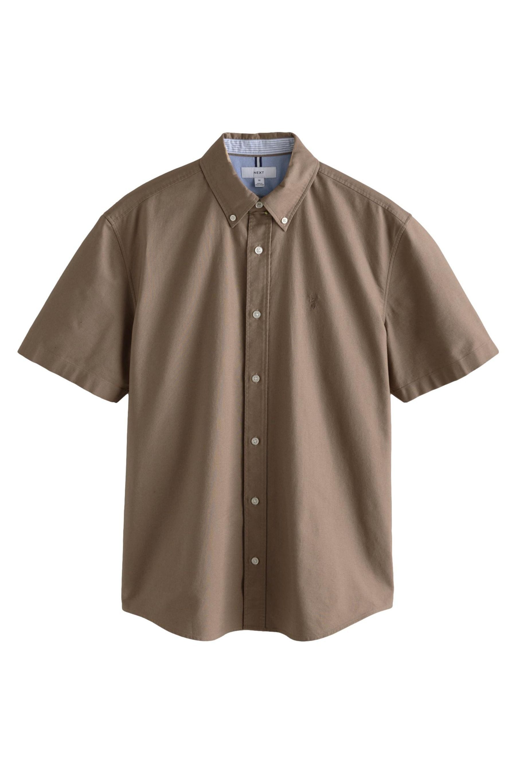 Next Kurzarmhemd Kurzärmeliges Regular Fit Oxford-Hemd (1-tlg) günstig online kaufen