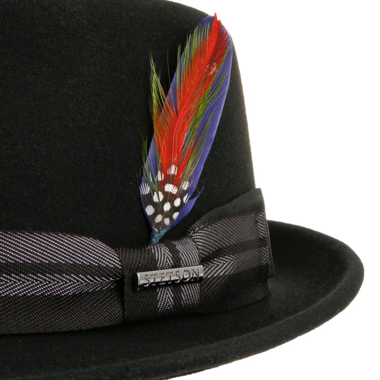 Stetson Trilby (1-St) Wollfilzhut mit Ripsband