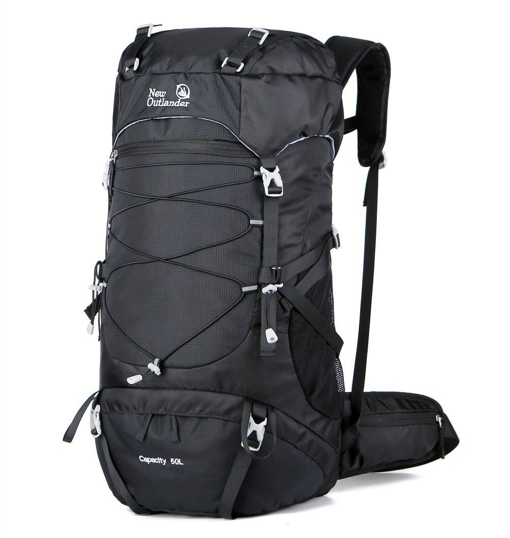 Wanderrucksack, trekkingrucksack Wanderrucksack 50 schwarz autolock leichtes l, Gewicht