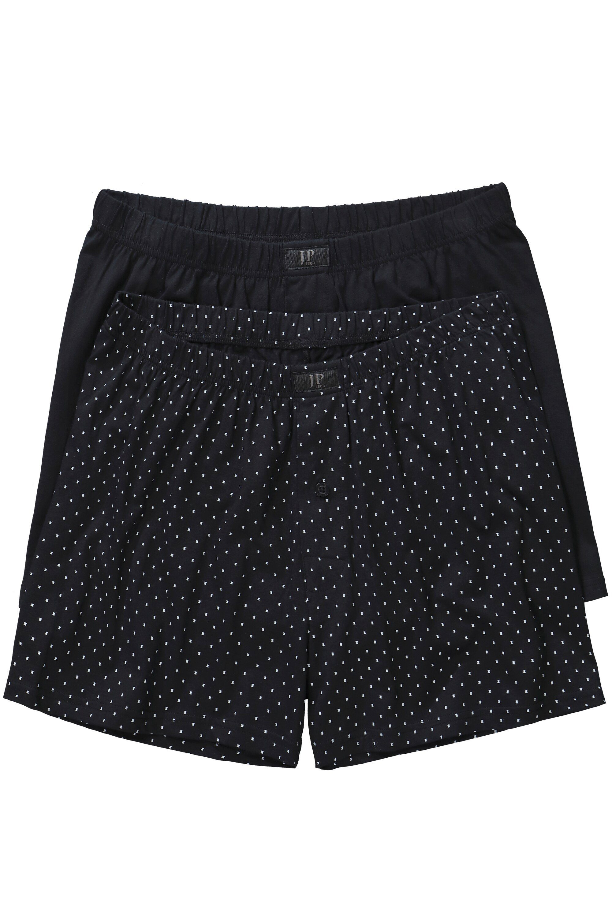 JP1880 Boxershorts Boxershorts FLEXNAMIC® 2er-Pack Unterhose schwarz