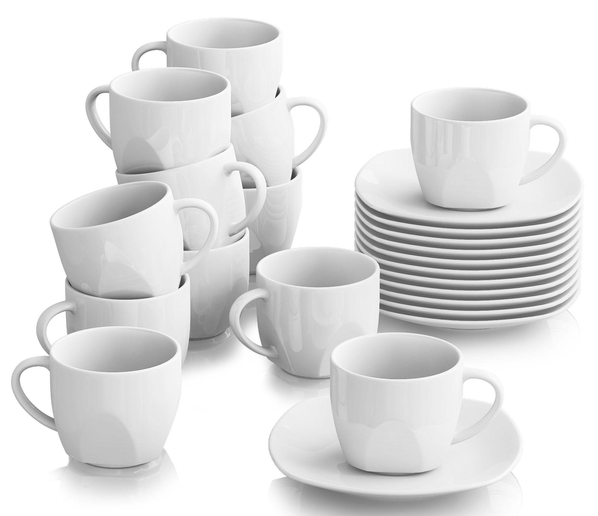 MALACASA Kaffeeservice »ELISA« (24-tlg), Porzellan, spülmaschinengeeignet  online kaufen | OTTO