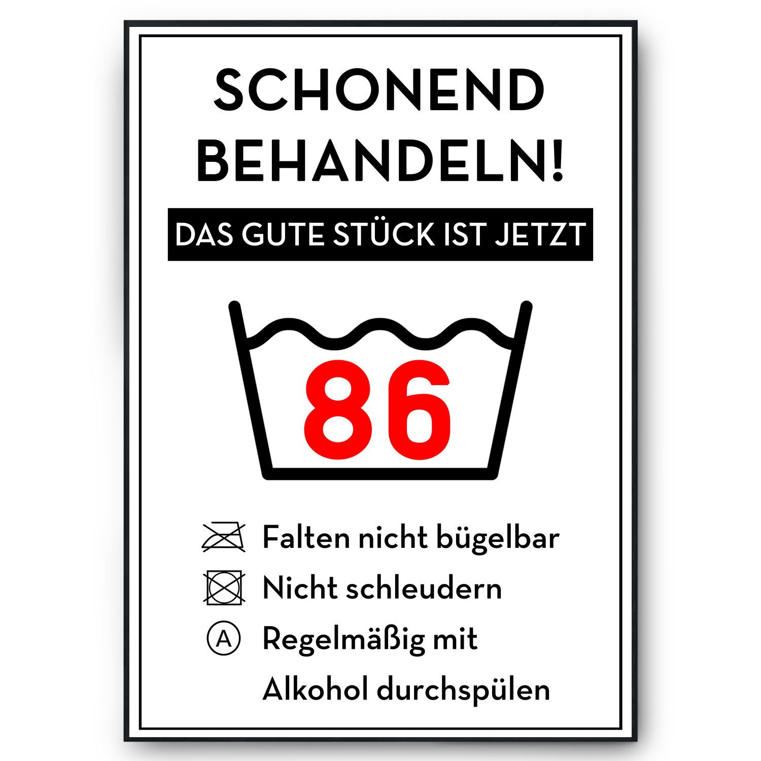 Tigerlino Poster Geburtstag Geschenk Urkunde Lustig günstig online kaufen