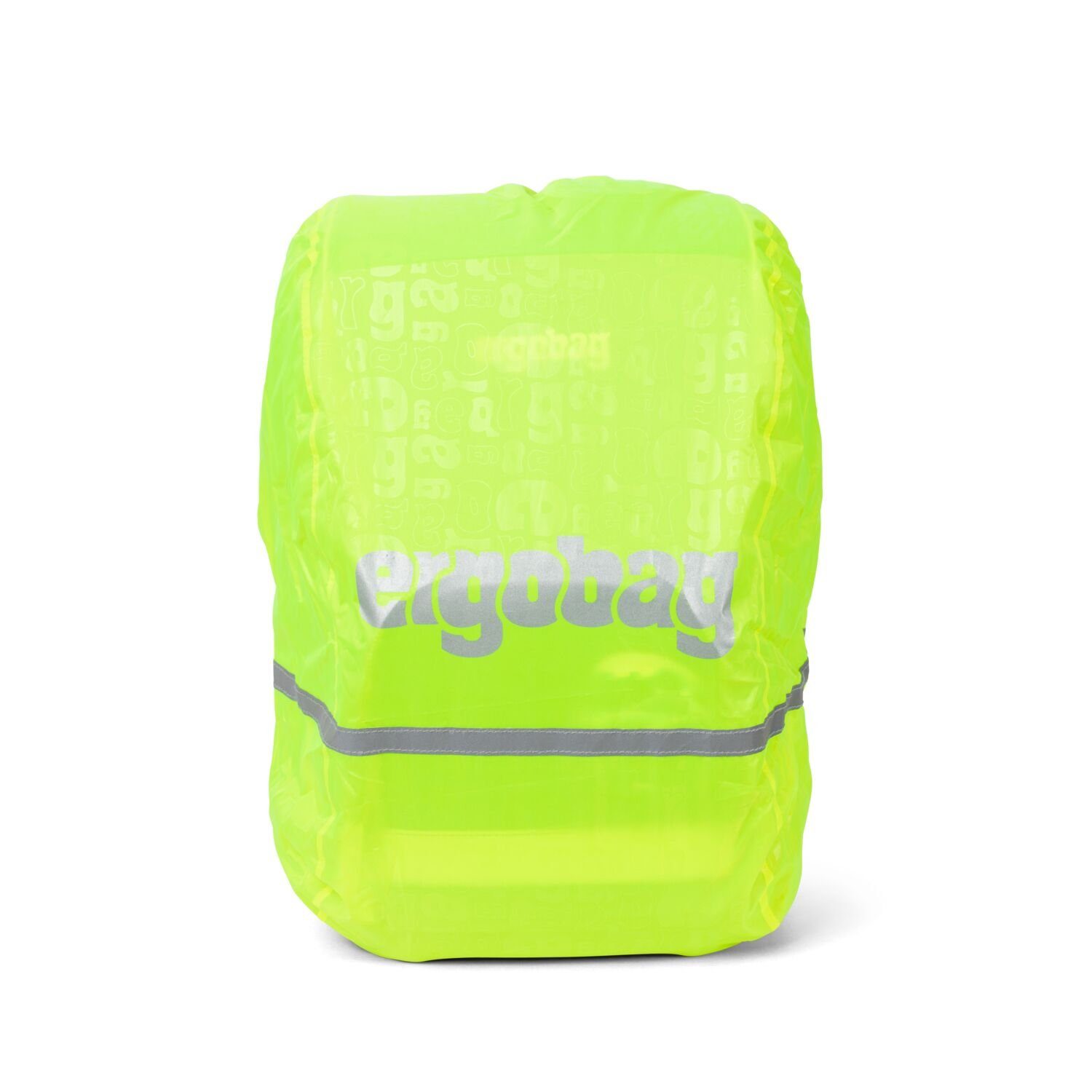 ergobag Schulranzen Regencape Gelb/Silber (1 Stück), reflektiert, für alle Ergobag Schulranzen