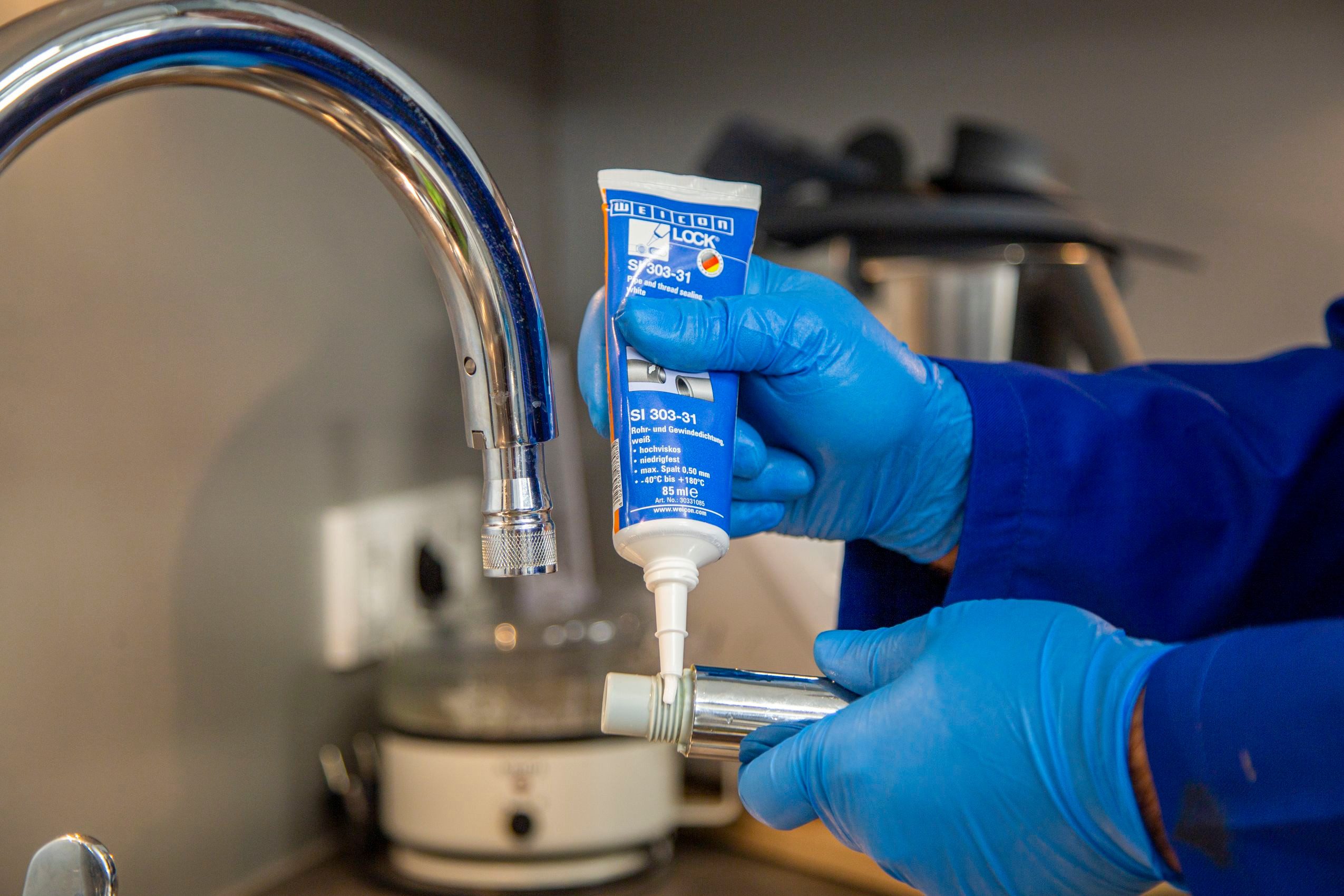 WEICON Gewindedichtung WEICONLOCK® SI 303-31, (Tube), Trinkwasserzulassung
