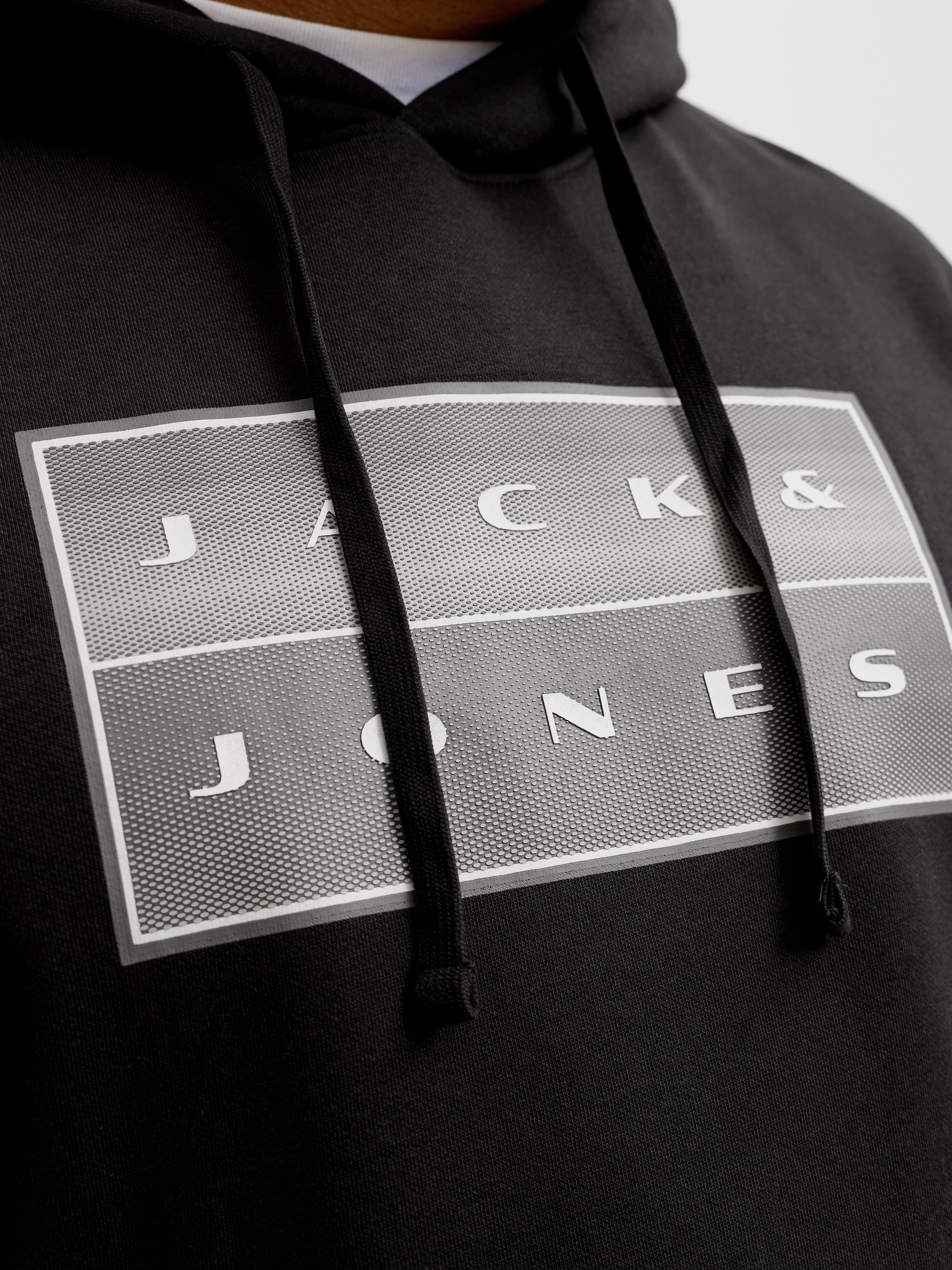 Jack & Jones PlusSize Kapuzensweatshirt JCOFUSION BOX SWEAT HOOD PLS Baumwollmischung, regular fit – Bild 3 von 5