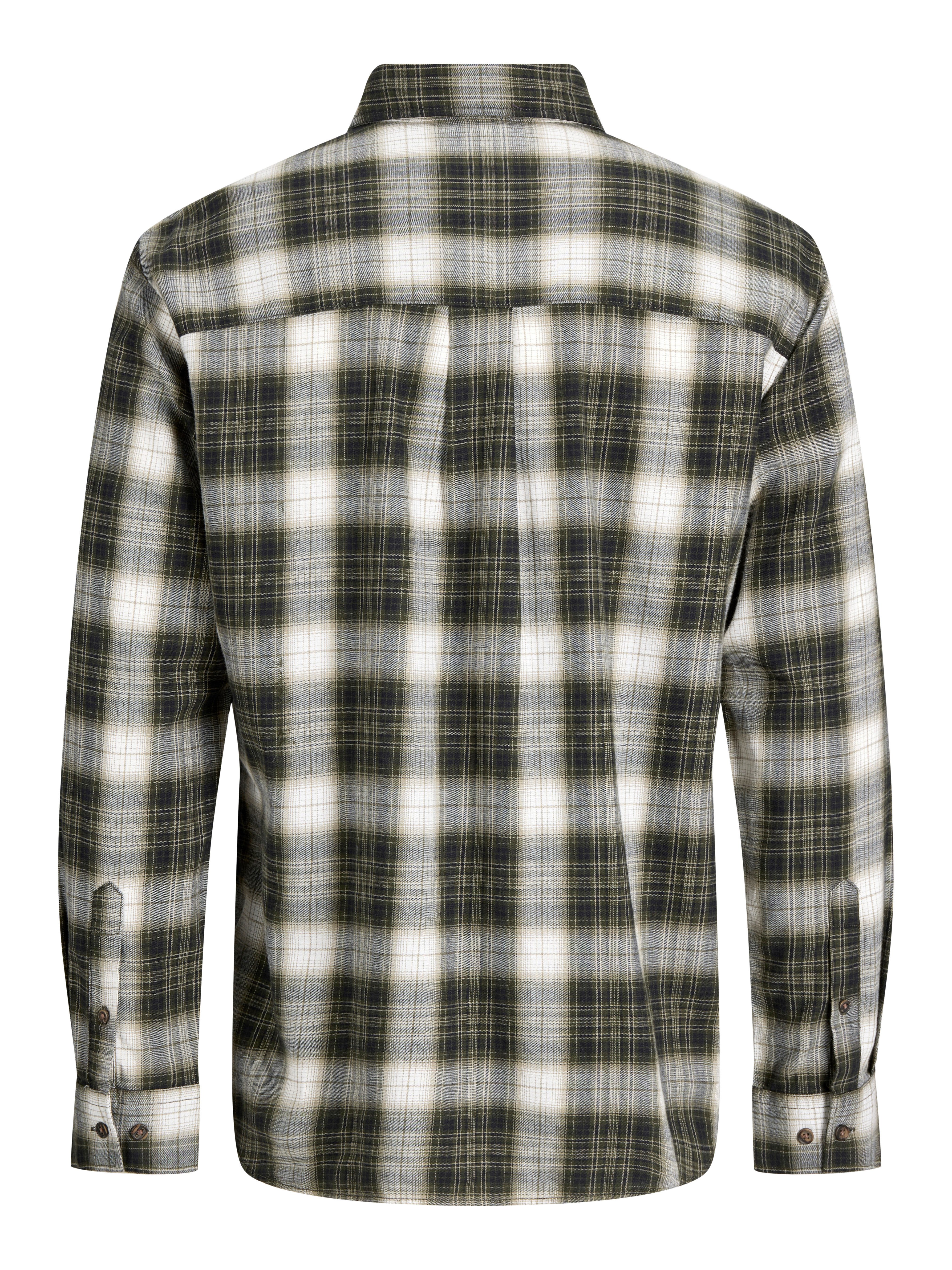 Jack & Jones PlusSize Langarmhemd JJJAMES FLANNEL SHIRT L/S PLS Baumwolle, regular fit