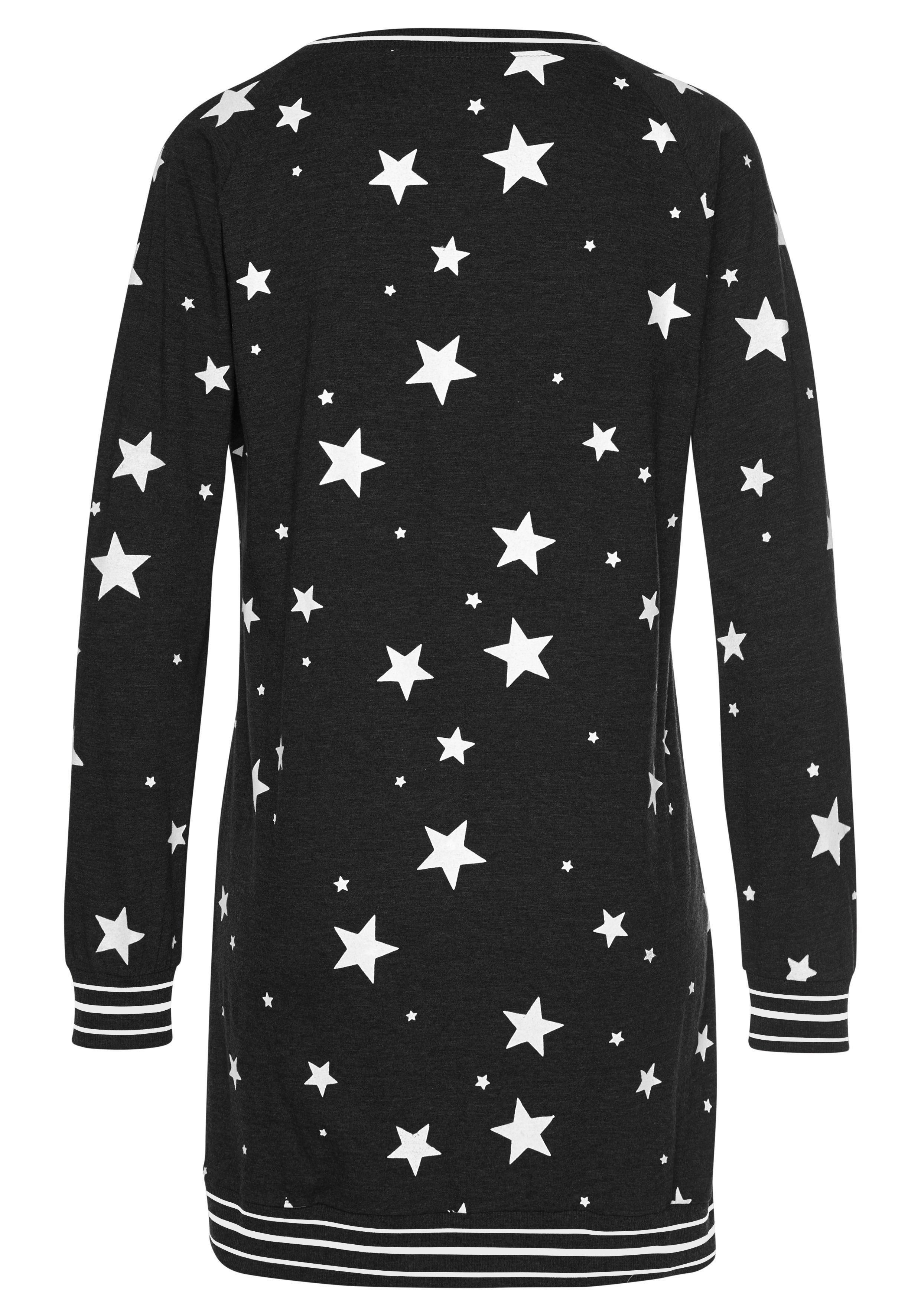 Vivance Dreams by Lascana Sleepshirt mit angesagtem Sternedruck