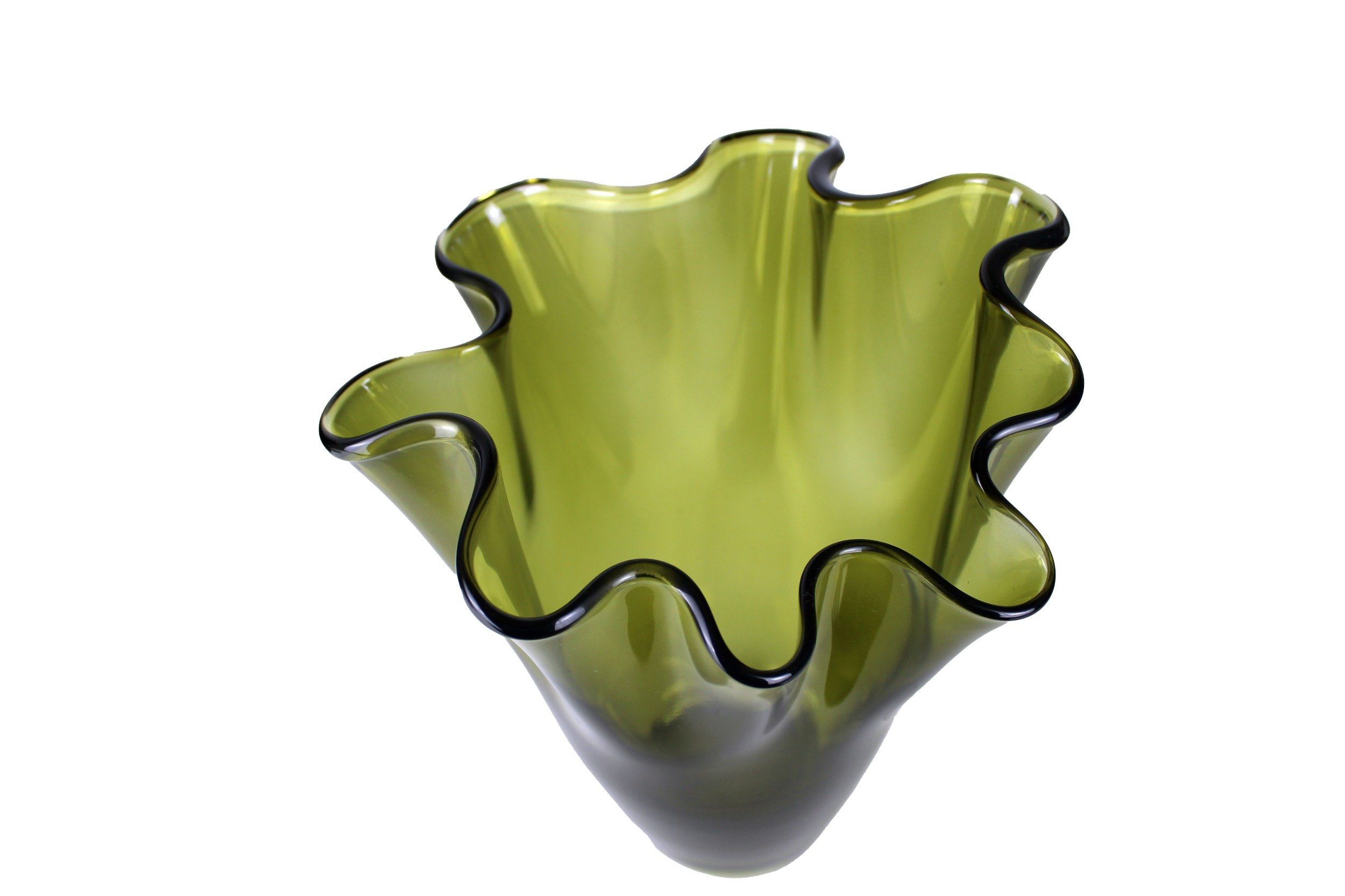 Signature Home Collection Tischvase (1 Stück, 1 St., 1x Glasvase), Handgefertigt in Europa, mundgeblasene Glasvase in Premiumqualität