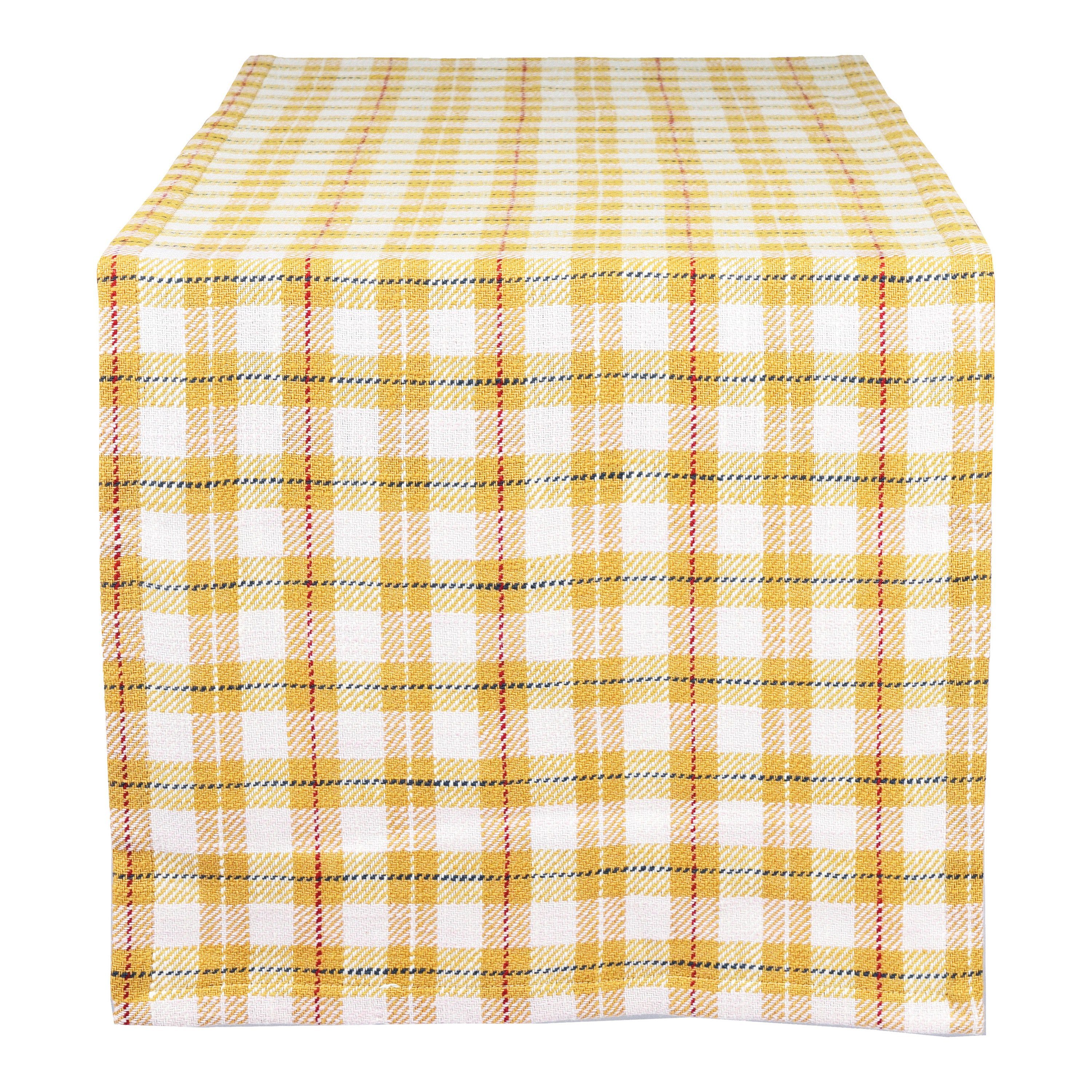 Depot Tischdecke Tischläufer Karo Baumwolle, Zentimeter L (Packung, 40 Zentimeter, aus 1 Stück 150 Tischläufer), B
