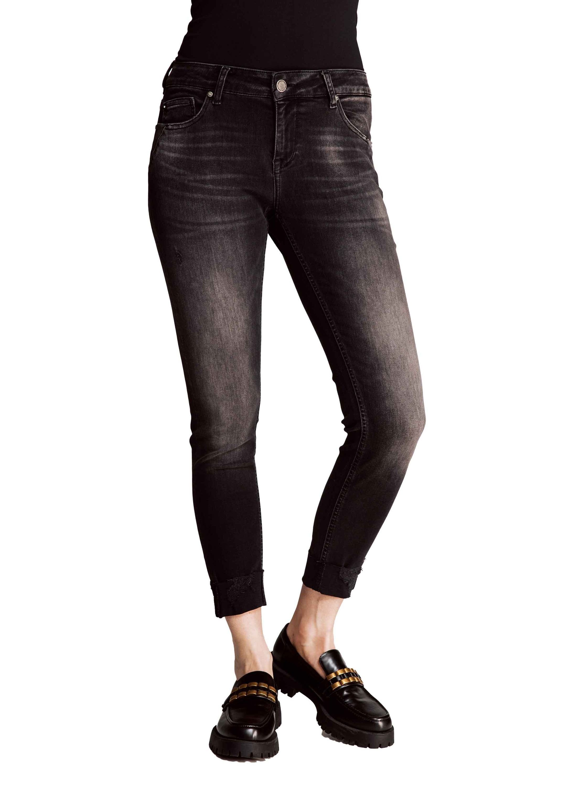 Zhrill 7/8-Jeans Skinny Jeans NOVA Schwarz günstig online kaufen
